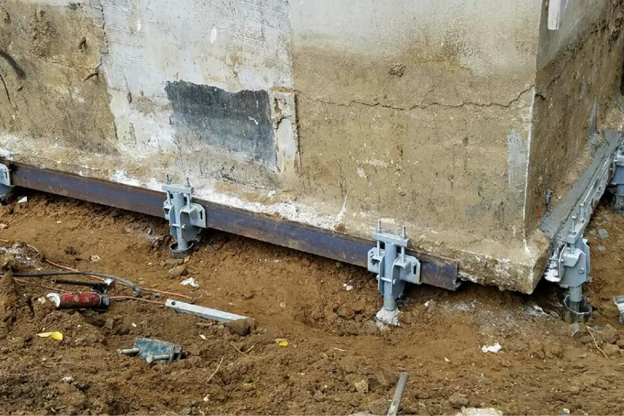 helical pier installation in Eustis, FL