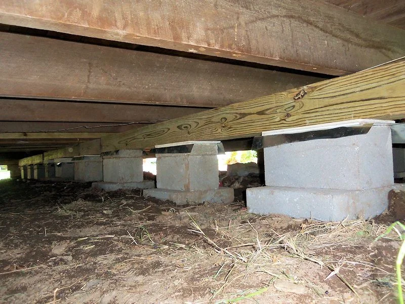 Pier and beam or block and base foundation repair in Eustis, FL